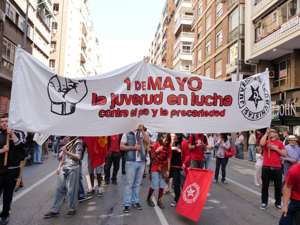 Manifestacin Murcia 1 de mayo 2012