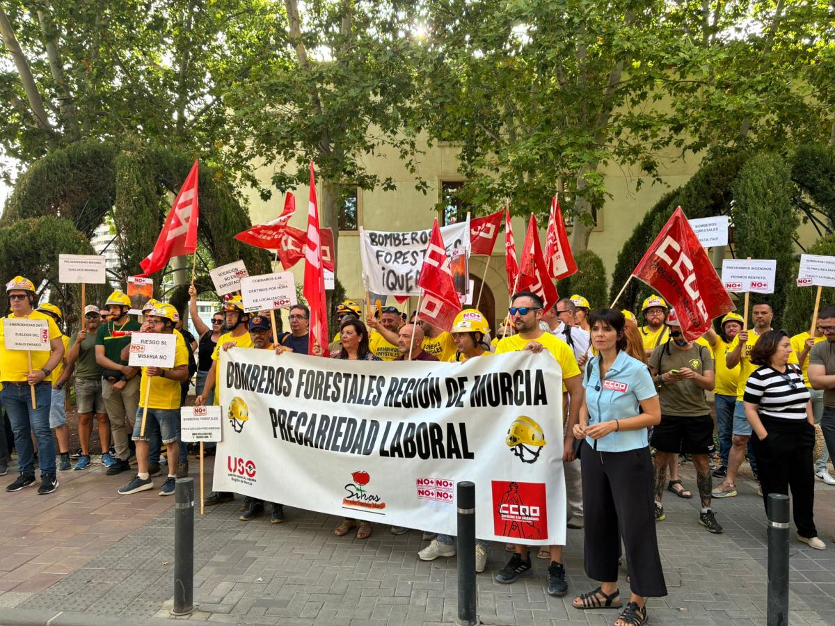 Movilización de los bomberos forestales. Murcia 19 06 2026