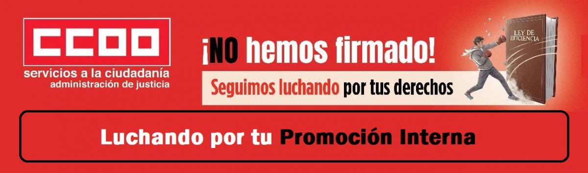No hemos firmado - Promoción Interna