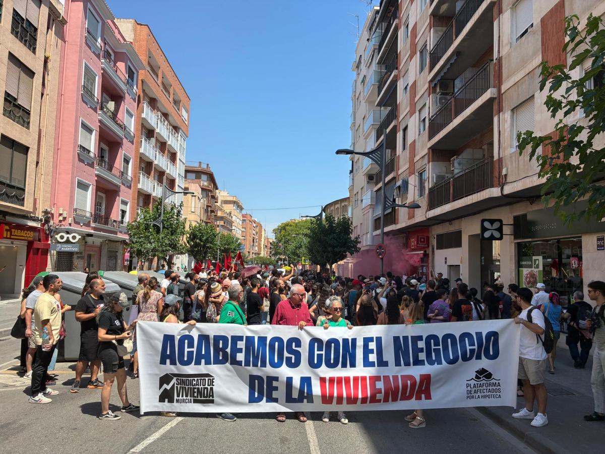 Manifestación por la vivienda en Murcia 30 05 2026