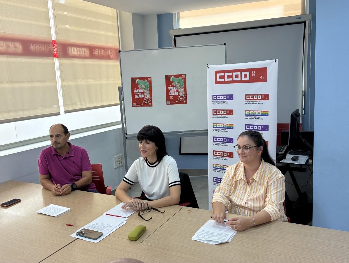 Presentación de la nueva delegada comarcal de CCOO en el Guadalentín, Roxana Niculae 05 10 2026