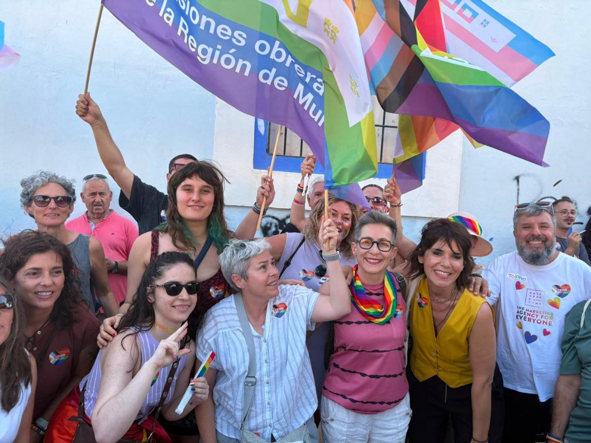Manifestación del Orgullo LGTBIQA+ en Totana (Murcia) 05 07 2026