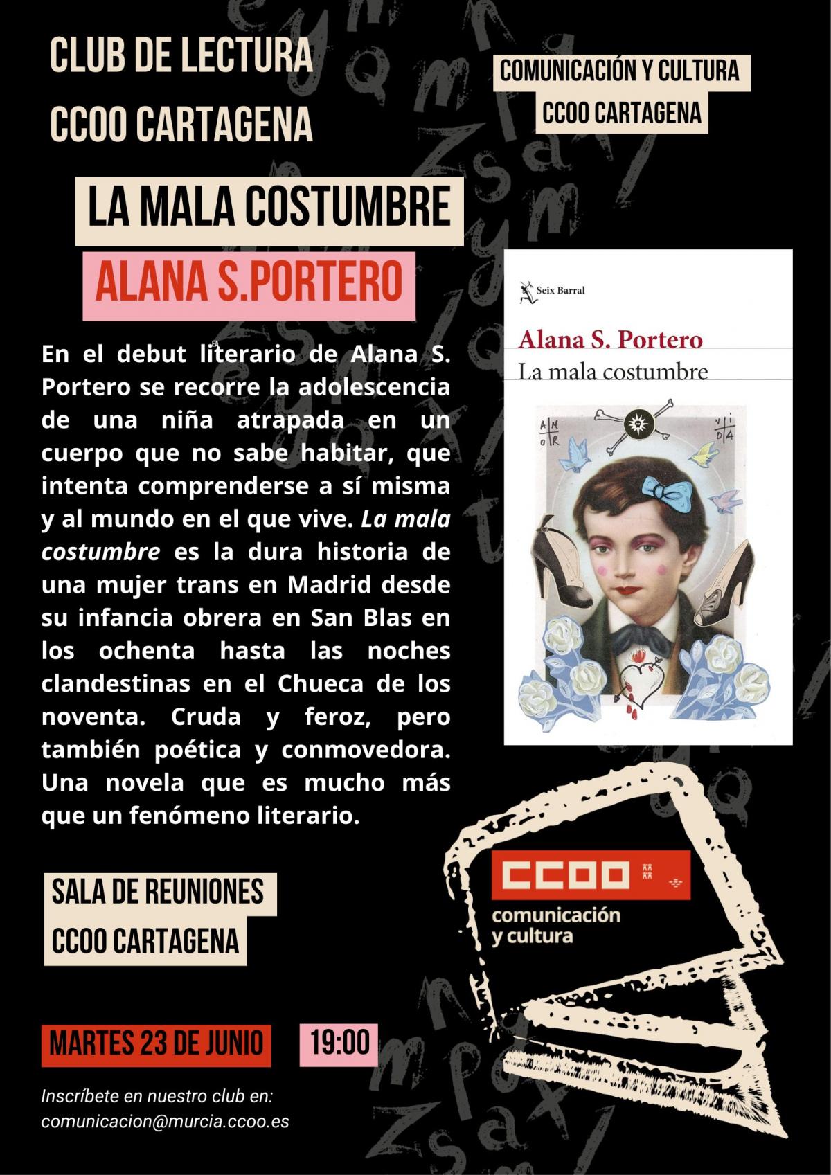 Club de lectura de CCOO Región de Murcia. 23 06 2026