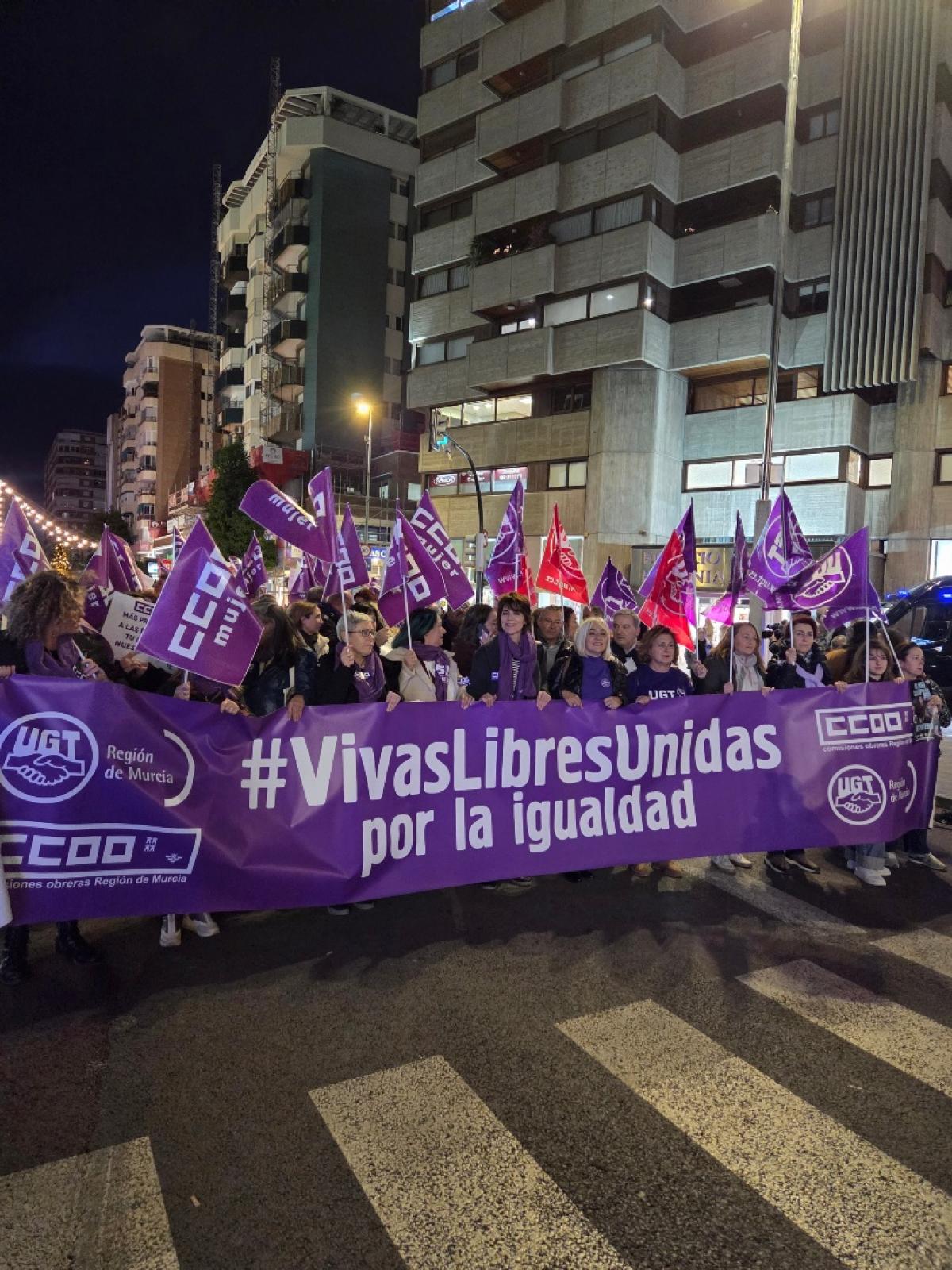 Manifestación Murcia 25N 2025