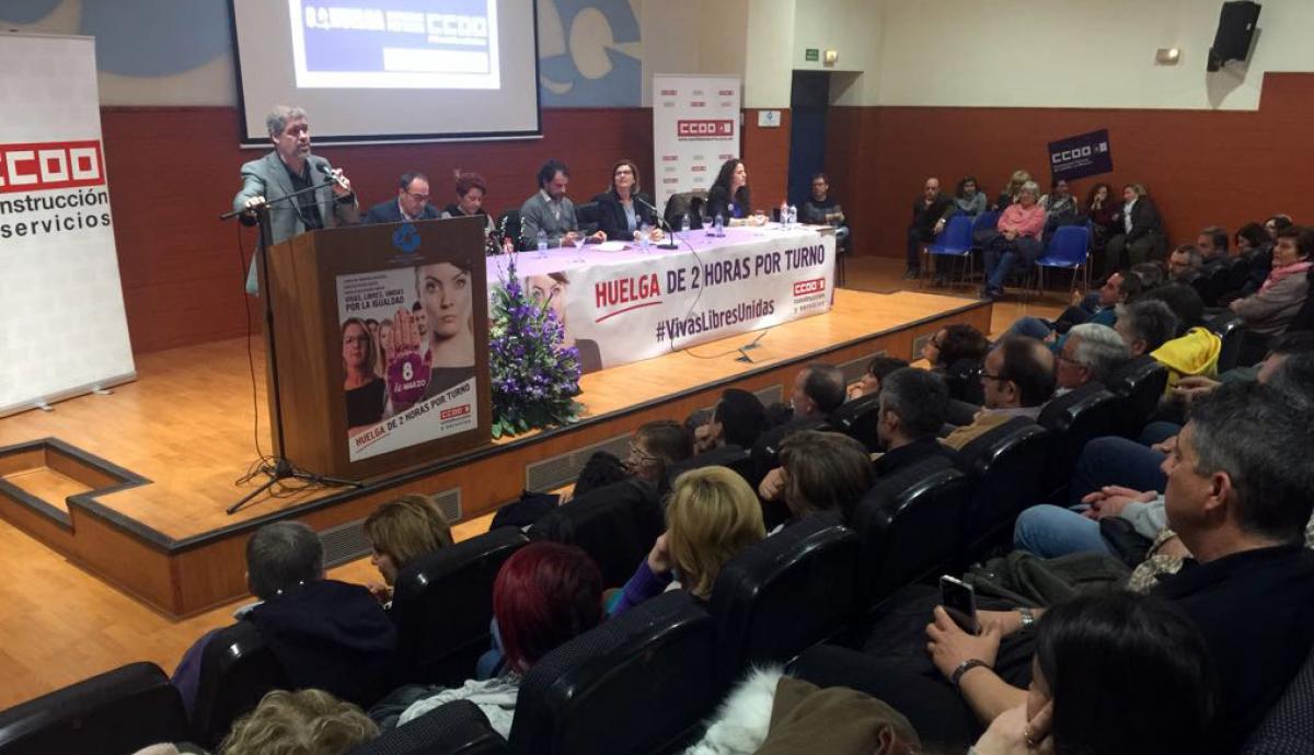 Unai Sordo interviene en la asamblea de Toledo