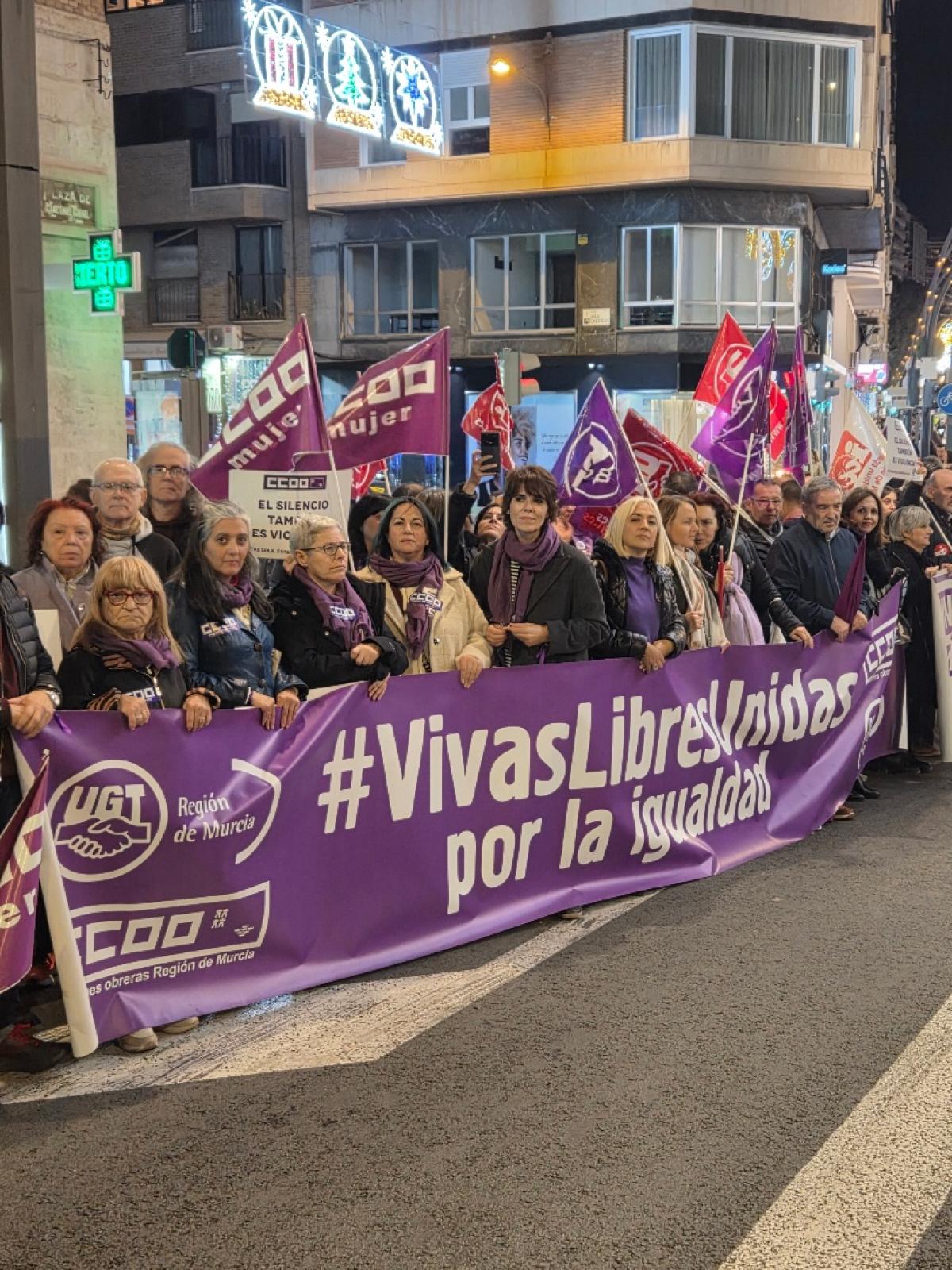 Manifestación Murcia 25N 2025