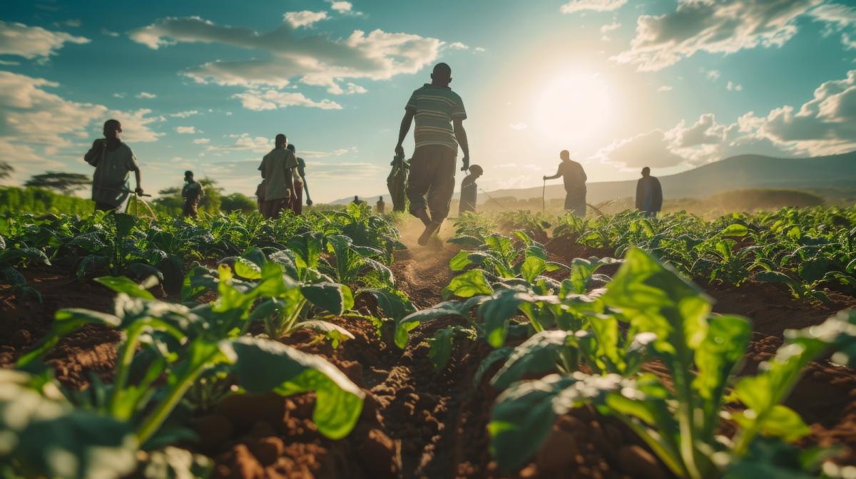 Personas migrantes trabajando como jornaleros en los campos de la región de Murcia. 05 06 2026