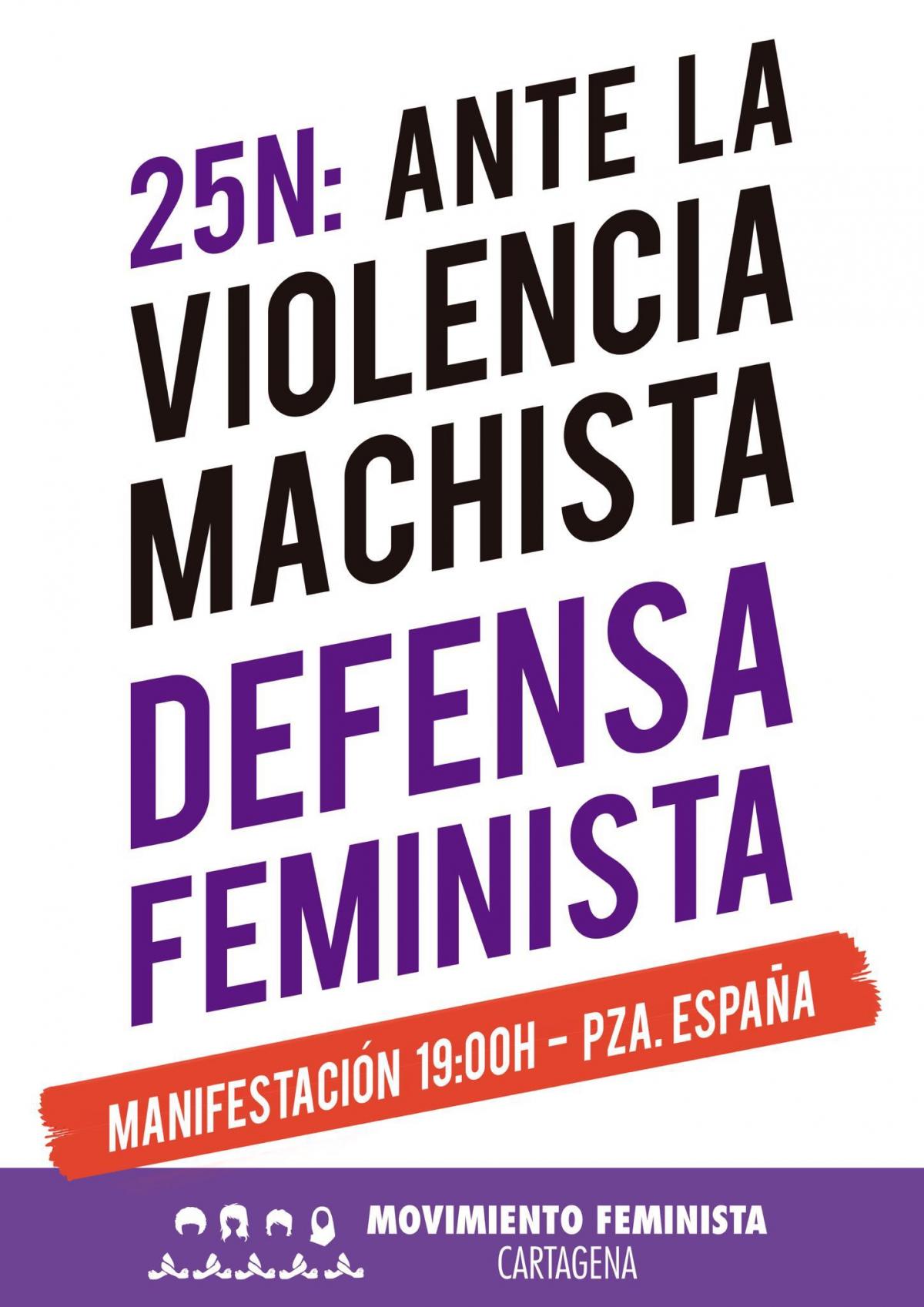 Manifestacion Movimiento Feminista Cartagena