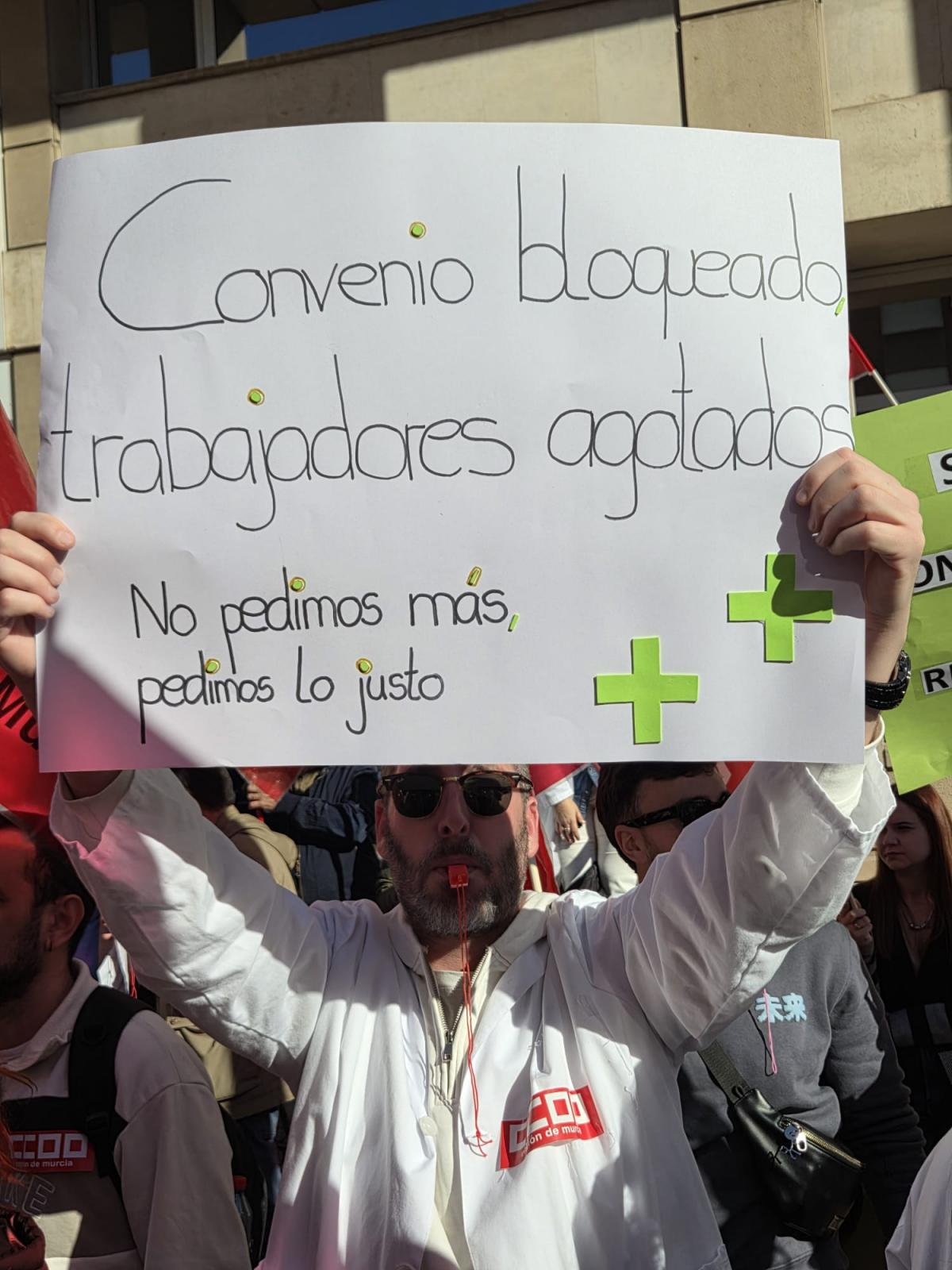 Trabajador de la sanidad privada murciana